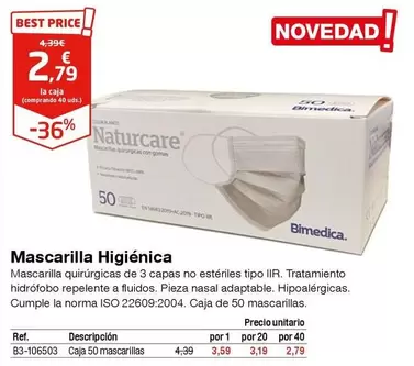 Oferta de Mascarilla Higienica por 2,79€ en Staples Kalamazoo