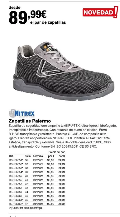 Oferta de Zapatillas Palermo  por 89,99€ en Staples Kalamazoo