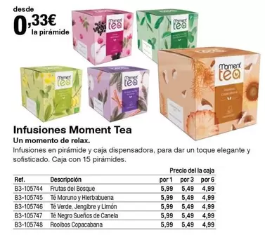 Oferta de Momento - Infusiones Tea por 0,33€ en Staples Kalamazoo
