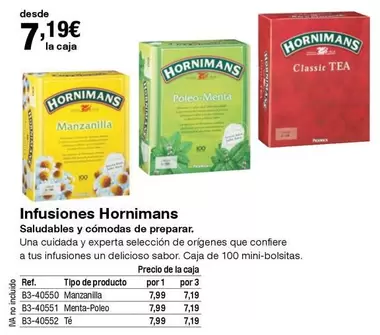 Oferta de Hornimans - Infusiones por 7,19€ en Staples Kalamazoo
