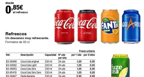 Oferta de Refrescos por 0,85€ en Staples Kalamazoo