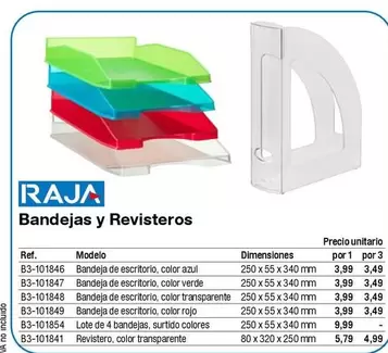 Oferta de Bandejas Y Revisteros por 3,99€ en Staples Kalamazoo