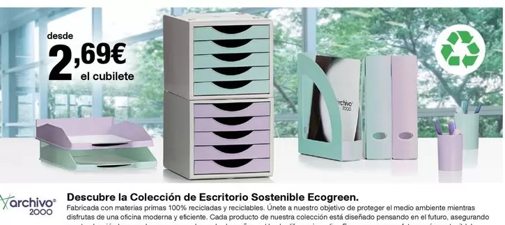 Oferta de Descubre La Colección De Escritorio Sostenible Ecogreen por 2,69€ en Staples Kalamazoo