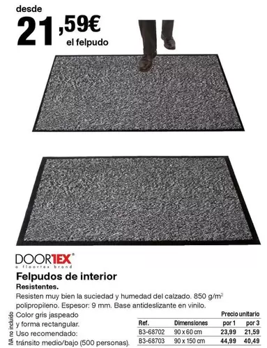 Oferta de Felpudos De Interior por 21,59€ en Staples Kalamazoo