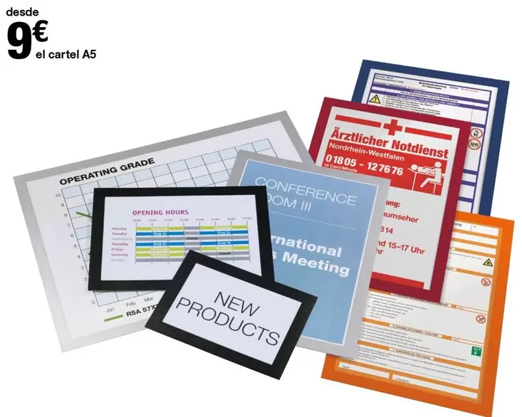 Oferta de Carteles Personalizables por 9€ en Staples Kalamazoo