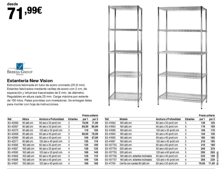Oferta de  Serena Group - Estantería New Vision  por 71,99€ en Staples Kalamazoo