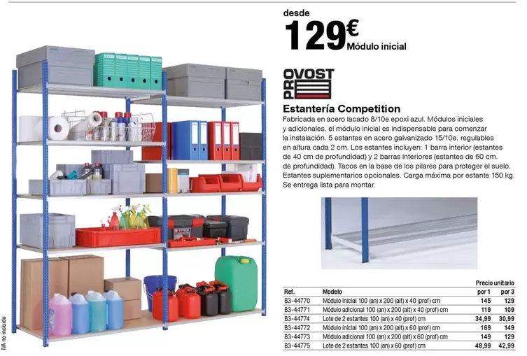 Oferta de Estantería Competition  por 129€ en Staples Kalamazoo