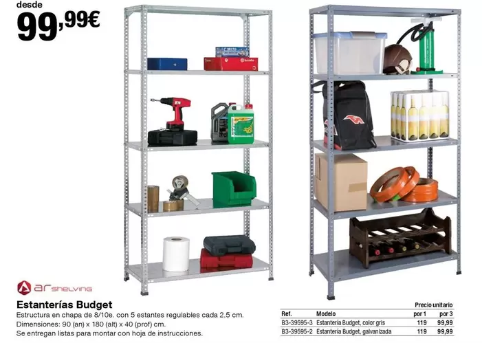 Oferta de Estantería Budget por 99,99€ en Staples Kalamazoo