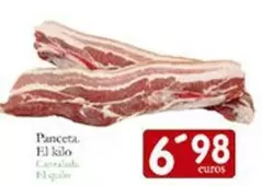 Oferta de Panceta por 6,98€ en Supermercados Bip Bip