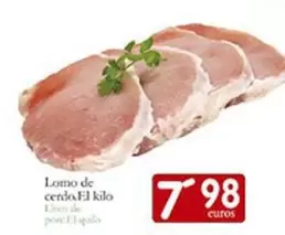 Oferta de Lomo De Cerdo  por 7,98€ en Supermercados Bip Bip