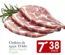 Oferta de Chuletas De Aguja por 7,38€ en Supermercados Bip Bip