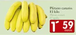 Oferta de Plátano Canario por 1,59€ en Supermercados Bip Bip