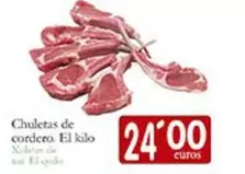 Oferta de Chuletas De Cordero por 24€ en Supermercados Bip Bip