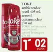 Oferta de Toke - Ambientador Textil por 1,02€ en Supermercados Bip Bip