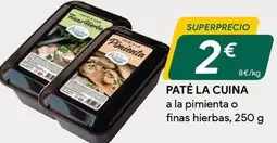 Oferta de La cuina - Pate La Cuina por 2€ en Masymas