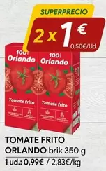 Oferta de Orlando - Tomate Frito por 0,99€ en minymas