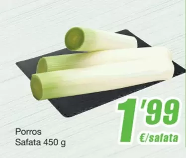 Oferta de Porros por 1,99€ en SPAR Fragadis