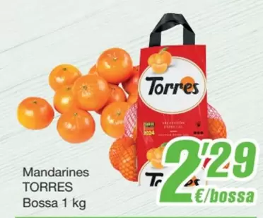 Oferta de Torres - Mandarines por 2,29€ en SPAR Fragadis