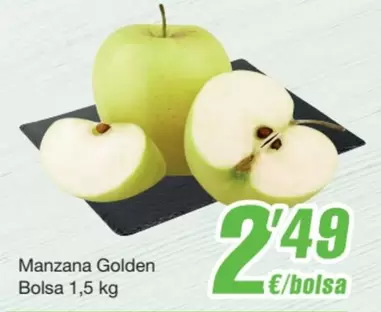 Oferta de Manzana Golden por 2,49€ en SPAR Fragadis