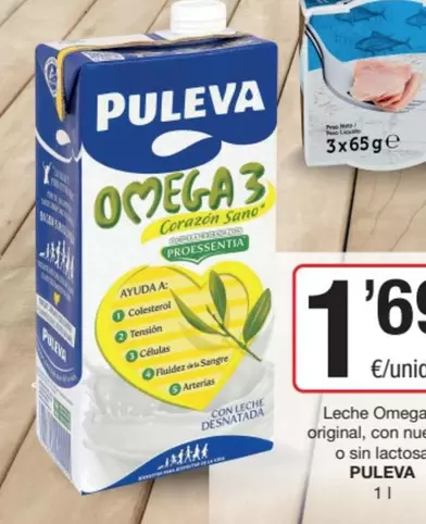 Oferta de Puleva - Leche Omega Original, Con Nue O Sin Lactosa por 1,69€ en SPAR Fragadis