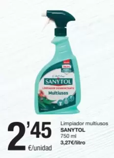 Oferta de Sanytol - Limpiador Multiusos por 2,45€ en SPAR Fragadis