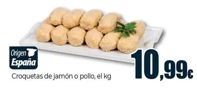 Oferta de Croquetas De Jamón O Pollo por 10,99€ en Unide Market