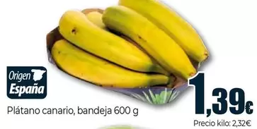 Oferta de Platano Canario por 1,39€ en Unide Market