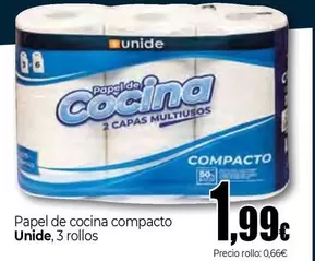 Oferta de Unide - Papel De Cocina Compacto por 1,99€ en Unide Market