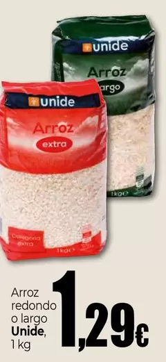 Oferta de Unide - Arroz Redondo O Lardo por 1,29€ en UDACO