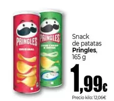 Oferta de Pringles - Snack De Patatas por 1,99€ en UDACO