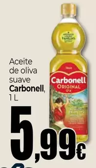 Oferta de Carbonell - Aceite De Oliva Suave por 5,99€ en UNIDE Alimentación