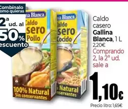 Oferta de Gallina Blanca - Caldo Casero por 1,1€ en UNIDE Alimentación