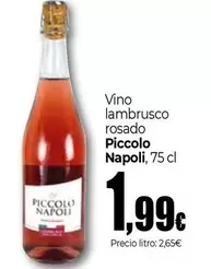 Oferta de Piccolo Napoli - Vino Lambrusco Rosado por 1,99€ en Unide Supermercados