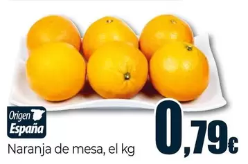 Oferta de Naranja De Mesa por 0,79€ en Unide Supermercados