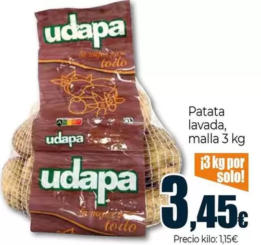 Oferta de Patata Lavada por 3,45€ en Unide Supermercados