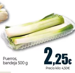 Oferta de Puerros por 2,25€ en Unide Supermercados