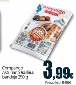 Oferta de Vallina - Compango Asturiano Bandeja por 3,99€ en Unide Supermercados