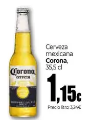 Oferta de Corona - Cerveza Mexicana por 1,15€ en Unide Supermercados