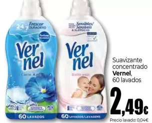 Oferta de Vernel - Suavizante Concentrado por 2,49€ en Unide Supermercados