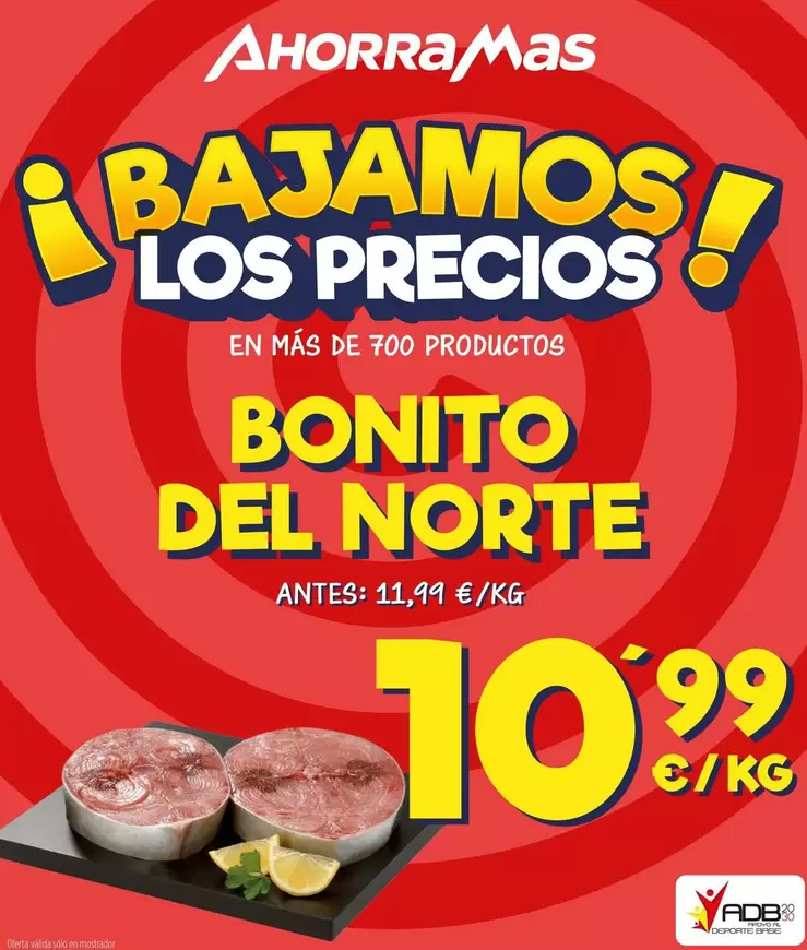 Oferta de Bonito Del Norte por 10,99€ en Ahorramas