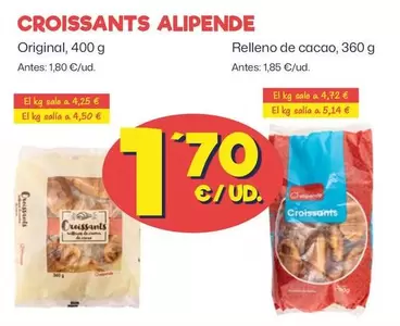 Oferta de Alipende - Croissants por 1,7€ en Ahorramas