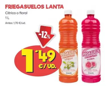 Oferta de Lanta - Friegasuelos por 1,49€ en Ahorramas