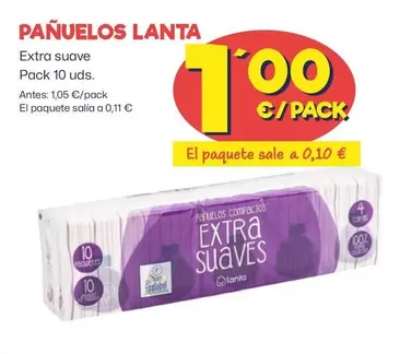 Oferta de Lanta - Panuelos por 1€ en Ahorramas