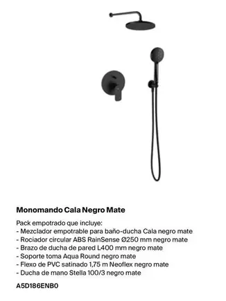 Oferta de Monomando Cala Negro Mate en Roca