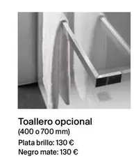 Oferta de Toallero Opcional por 130€ en Roca