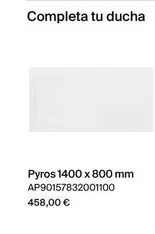 Oferta de Pyros 1400 X 800 Mm  por 458€ en Roca