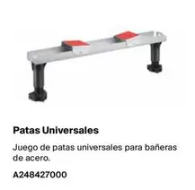 Oferta de Patas Universales en Roca