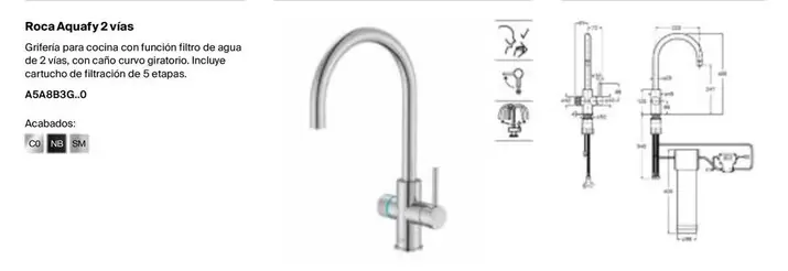 Oferta de Roca - Aquafy 2 Vías  en Roca
