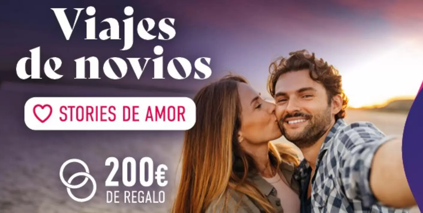 Oferta de Viajes De Novios por 200€ en Carrefour Viajes