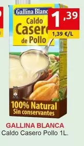 Oferta de Gallina Blanca - Caldo Casero Pollo por 1,39€ en Supermercados Extremadura